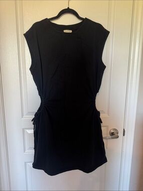 Black dress with side cut outs